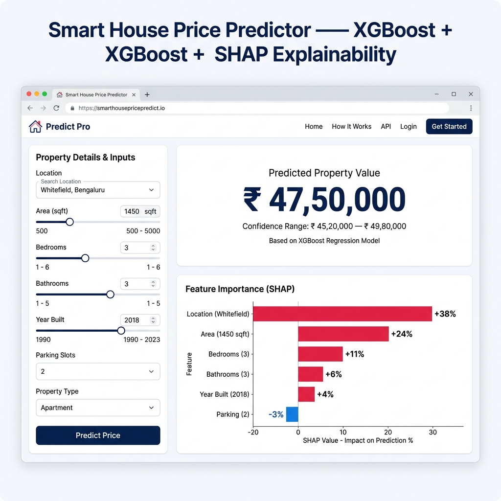 Explainable House Price Predictor with SHAP